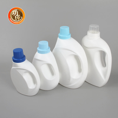 PE Empty Plastic Washing Detergent Bottle With Screw Cap Reusable