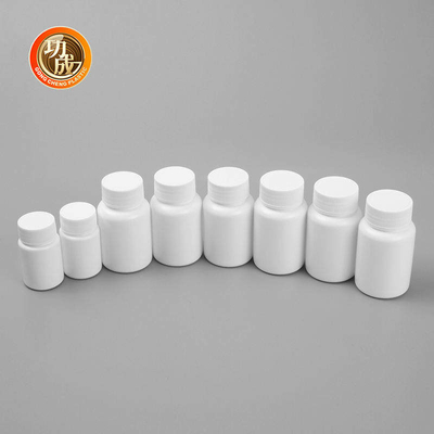 120ml Polyethylene Plastic Pill Bottle For Capsules Glossy Surface