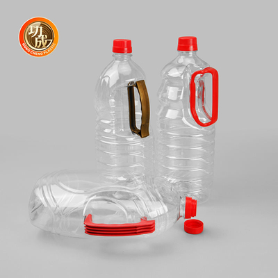 380ml 500ml 760ml Plastic Condiment Bottles Empty Square Edible Oil Bottle