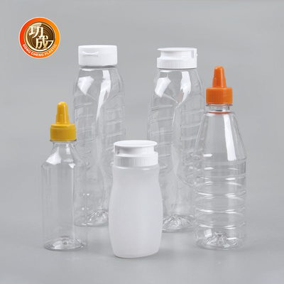 230ml 250ml 500ml 1000ml Plastic Sauce Squeeze Bottle For Oil Tomato Bbq Sauce Ketchup