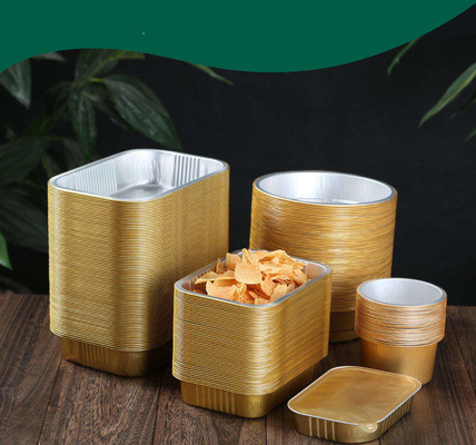 Aluminum Foil Food Containers Lunch Box with Lids
