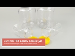 2000g Food Packing Plastic Jam Bottle PET Screw Top Jars