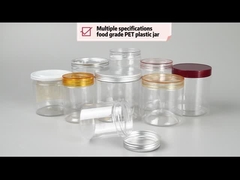 PET Clear Candy Cookie Jar 1500ml Honey Food Packaging