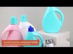 HDPE Laundry Liquid Detergent Plastic Bottles With Measuring Cap 1 Gallon 3000ml