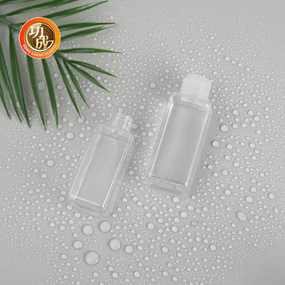 OEM Mini Plastic Sanitizer Bottle PCR PLA Travel Size Hand Sanitizer Bottle With Silicone Holder