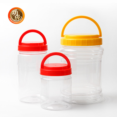 2000g Food Packing Plastic Jam Bottle PET Screw Top Jars