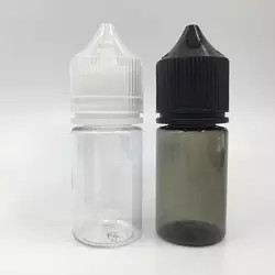 60ml 15ml 30ml 10ml Empty Plastic E Liquid Bottle 120ml Pet Black Dropper V3 Bottle