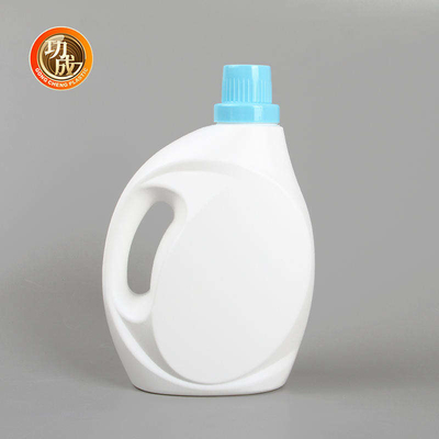 Empty HDPE Laundry Detergent Bottle 1000ml 1500ml 3000ml White Liquid Detergent Bottle