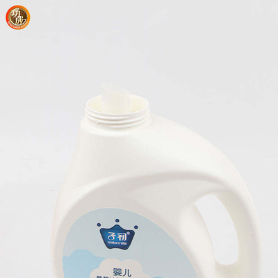 Empty 3L HDPE Plastic Liquid Laundry Detergent Bottle 1 Gallon