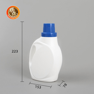 PE Empty Plastic Washing Detergent Bottle With Screw Cap Reusable