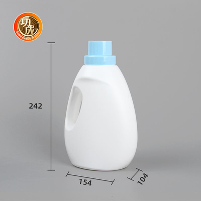 PE Empty Plastic Washing Detergent Bottle With Screw Cap Reusable