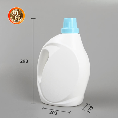 PE Empty Plastic Washing Detergent Bottle With Screw Cap Reusable