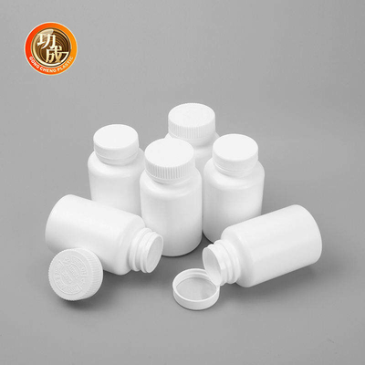 Pharmacy Plastic Pill Bottle Food Grade Customized Logo Screen Printing