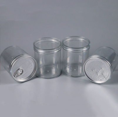 Transparent Wide Mouth Pet Plastic Honey Containers With Lids Food Grade