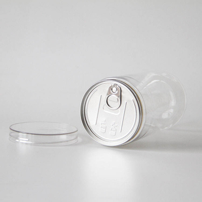 Transparent Wide Mouth Pet Plastic Honey Containers With Lids Food Grade