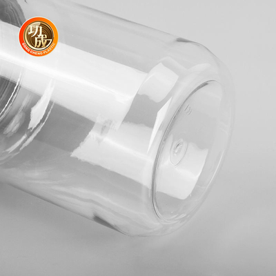 Food Grade Clear Plastic Jam Bottle 500ml 2000ml Pet Cookie Jar