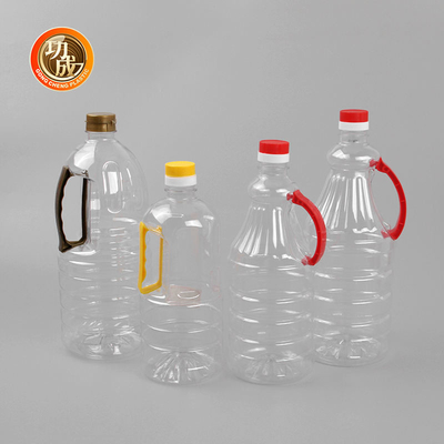 PET Transparent Plastic Condiment Bottles For Cooking Edible Oil 1600ml 1680ml 1800ml