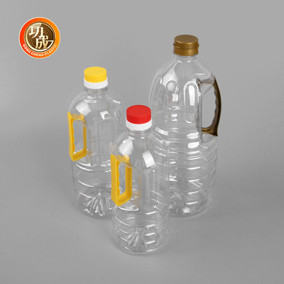 De Zonnebloemolie van de voedselrang Duidelijke Plastic de Azijnfles van de 1 Literfles met Handvat