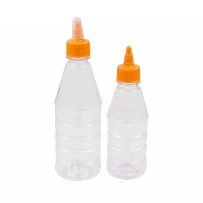 Food Grade PET 17oz Clear Ketchup Mustard Squeeze Bottles