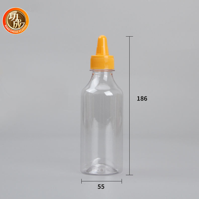 Leak Proof Plastic Squeeze Sauce Bottle PET Tomato Ketchup Squeeze Bottle