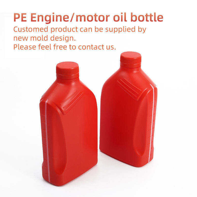 Custom Label Engine Oil Bottle PE Plastic Gasoline Lubricant Bottle