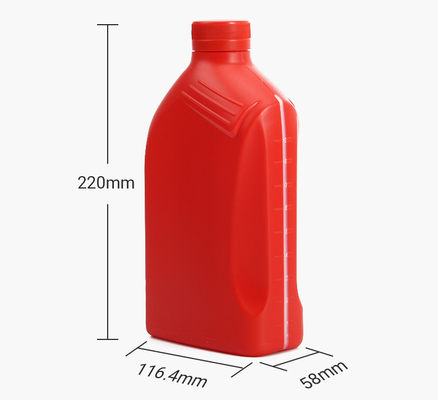 Empty 1L Engine Oil Bottle HDPE automotive oil container