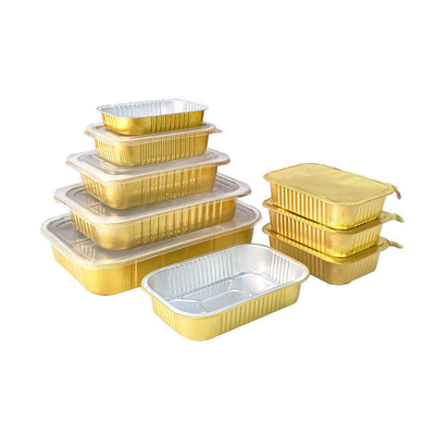 Disposable Aluminum Foil Food Packaging Storage Container Aluminium Lunch Box