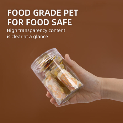 Dessert Cake Customize Packing Boxes Transparent PET Square Food Packaging Boxes