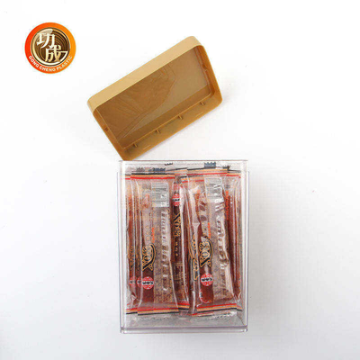 Plastic PET Customize Packing Boxes Nuts Food Containers With Lids 1380ml