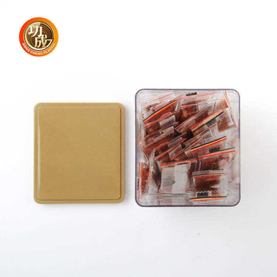 Plastic PET Customize Packing Boxes Nuts Food Containers With Lids 1380ml