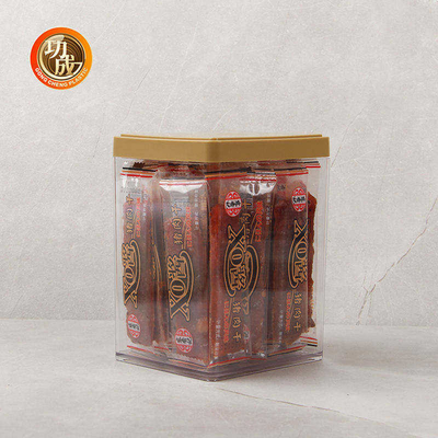 Plastic PET Customize Packing Boxes Nuts Food Containers With Lids 1380ml