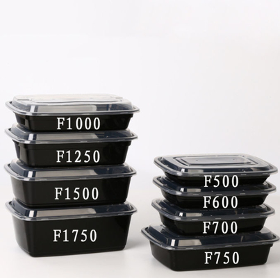 OEM Disposable Take Out Containers Plastic Trays With Lids