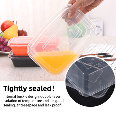 Food Grade Customize Packing Boxes Disposable Portable Food Takeaway Containers