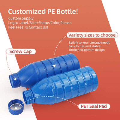 100ml 200ml PE Empty Pesticide Bottle Fertilizer For Chemical Liquid