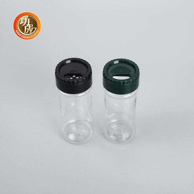 Empty Clear Plastic Spice Bottles 100Ml 250Ml PET Salt Shaker Seasoning Jars Bulk