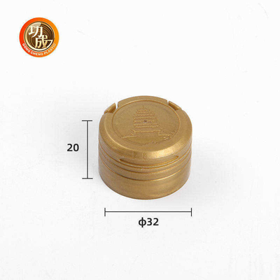 Custom Gold Soy Sauce Plastic Bottles Cap Food Grade