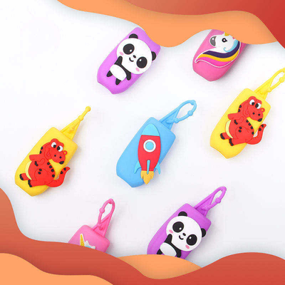 30ML Custom Pocket Plastic Sanitizer Bottle Hand Sanitizer Bottle Keychain