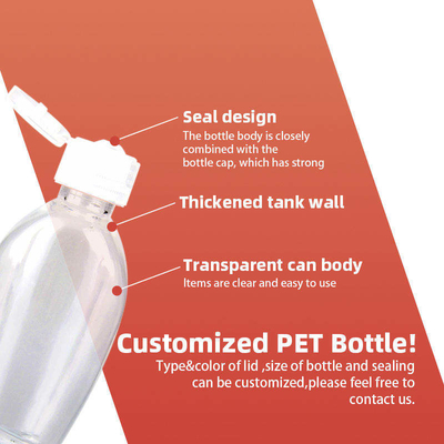 Portable Plastic Sanitizer Bottle 10ML 20ML 30ML hand gel bottle holder
