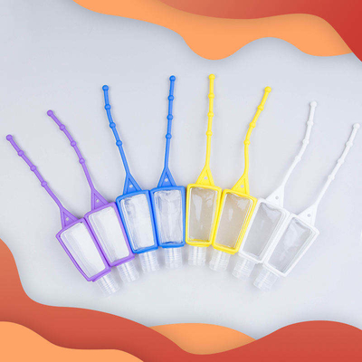 Portable Plastic Sanitizer Bottle 10ML 20ML 30ML hand gel bottle holder