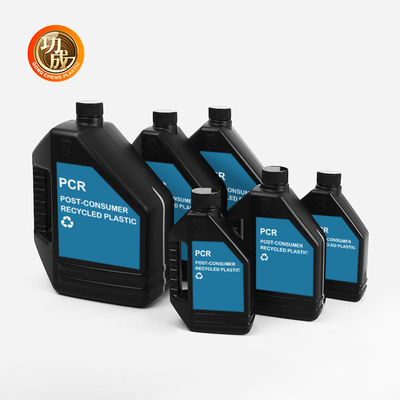 Custom Empty 500ml Plastic PCR Motor Oil Bottle With Screw Cap