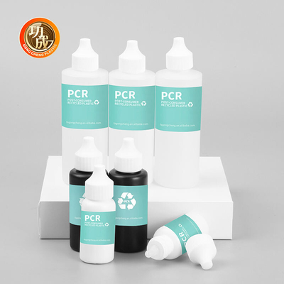 Cosmetic Pcr Plastic Dispensing Squeeze Bottles With Twist Top Hair Oil Bottles Die Nozzle Applicator
