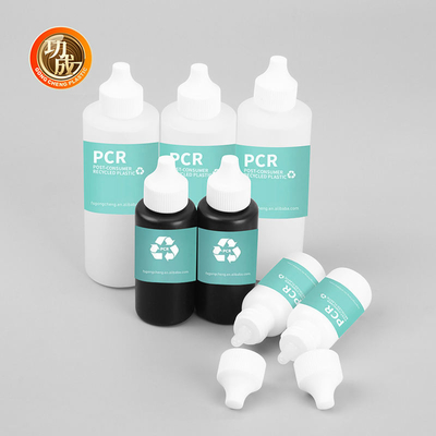 30Ml 50Ml 120Ml Eco Friendly PCR Plastic Squeeze Bottles With Twist Top Ink Hair Oil Bottles