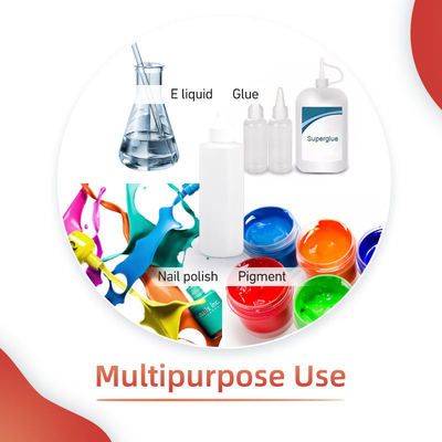30ml 50ml 120ml Custom Plastic Bottle With Twist Top Cap Squeeze Bottle With Nozzle