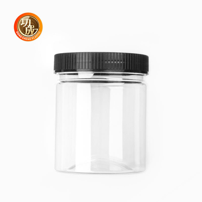 250g Empty Salt Shaker Plastic Spice Bottle Jars With Label For Packaging