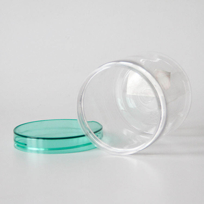 Empty Wide Mouth Food Candy PET Plastic Packaging Jars 1250ml round Shape