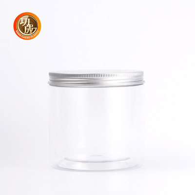 Customized Food Grade Pet Clear Plastic Jar With Lid 850ml