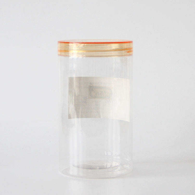 Custom Round Bottom Candy Cookie Jar  Wide Mouth PET Plastic Jar