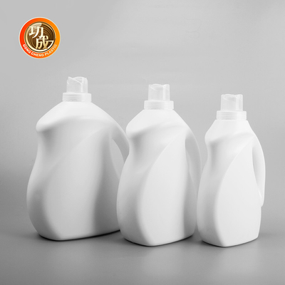 Blue White Pink PE Laundry Detergent Bottle Screen Printing