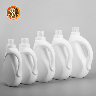 Semi Transparent Detergent Plastic Bottles With Screw Cap