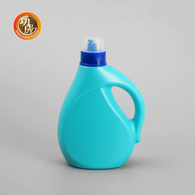 Leak proof Recyclable PE Liquid Detergent Empty Bottle With Screw Cap